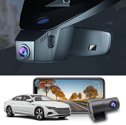 Dash Camera-FITCAMX-Fitcamx Front 2K+Rear 1080P Dash Cam Adapts for Volkswagen Arteon 2019-2024 S SE SEL Premium R-line 4motion- OEM Look Dash Camera-FITCAMX-Fitcamx Front 2K+Rear 1080P Dash Cam Adapts for Volkswagen Arteon 2019-2024 S SE SEL Premium R-line 4motion- OEM Look