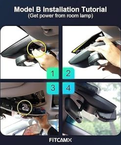 Dash Camera-FITCAMX-Fitcamx Front 4K+Rear 1080P Dash Cam Suitable for Lexus NX 350 300 Sport 250 F Premium 2018 2019 2020 2021- OEM Style 2