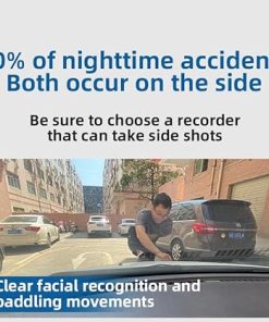 Dash Camera-WDHOICAR-4 Cameras 1080P Dash Cam 4 Lens 3 Inch IPS Screen Car Black Box WiFi APP Control G-Sensor Car Driving Video Recorder Free 128GB TF Card 2