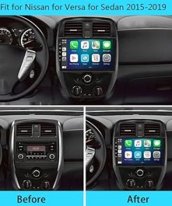 Dash Camera-ihreesy-Android 13 Car Stereo Fit for Nissan for Versa for Sedan 2015-2019 2GB+32GB 10inch Touchscreen Wireless Carplay Android Auto Car Radio with WiFi GPS Bluetooth FM/RDS 2