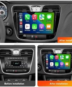Dash Camera-Biorunn-Android 13 Car Stereo for Chrysler 200 2011-2014- Biorunn 9 Inch GPS Radio Wireless Wired Car-Play Android Auto Upgrade Dash Kit IPS Navi Multimedia FM RDS Head Unit 2GB RAM 32GB ROM 2