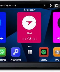 Dash Camera-ASURE-ASURE 7 inch Android 12 Car Stereo Radio for Grand Cherokee-Jeep Wrangler