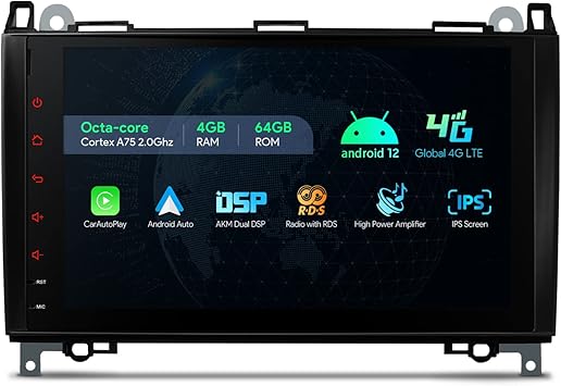 Dash Camera-XTRONS-XTRONS Car Stereo for Mercedes Benz W245 W169 W639- Android 12 Octa Core 4GB+64GB Car Radio Dash Camera-XTRONS-XTRONS Car Stereo for Mercedes Benz W245 W169 W639- Android 12 Octa Core 4GB+64GB Car Radio