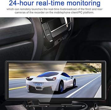 Dash Camera–BT Wide Screen Car Video Recorder Auto Dash Cam Car Camera Recorder Night Viewing 10.26in DVR 170 Degree Wide Angle Car Global Positio System Navigation Camcorder 3 Dash Camera--BT Wide Screen Car Video Recorder Auto Dash Cam Car Camera Recorder Night Viewing 10.26in DVR 170 Degree Wide Angle Car Global Positio System Navigation Camcorder - Image 3