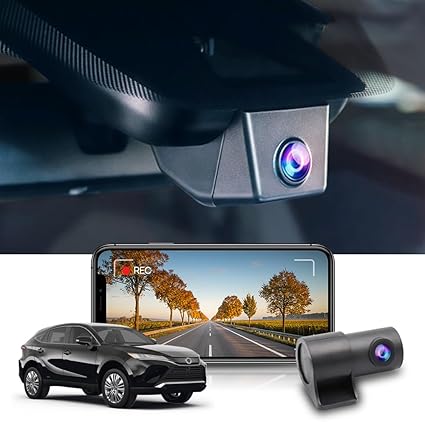 Dash Camera-FITCAMX-Fitcamx Front 4K+Rear 1080P Dash Cam Suitable for Toyota Venza 2021-2024 LE XLE Limited Nightshade Edition- OEM Look 3 Dash Camera-FITCAMX-Fitcamx Front 4K+Rear 1080P Dash Cam Suitable for Toyota Venza 2021-2024 LE XLE Limited Nightshade Edition- OEM Look - Image 3