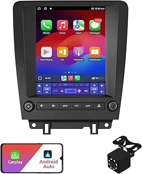 Dash Camera-AUMUME-2+32G Android 12 Double Din Car Stereo for Ford Mustang 2010-2014 with 9.7 Inch Touchscreen Radio Built-in Wireless Carplay/Android Auto/GPS/Bluetooth/FM/AUX-in/Steering Wheel Controls/Backup Camera Dash Camera-AUMUME-2+32G Android 12 Double Din Car Stereo for Ford Mustang 2010-2014 with 9.7 Inch Touchscreen Radio Built-in Wireless Carplay/Android Auto/GPS/Bluetooth/FM/AUX-in/Steering Wheel Controls/Backup Camera