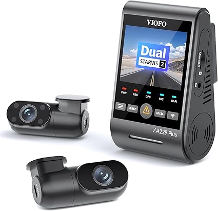 Dash Camera-VIOFO-VIOFO A229 Plus 3 Channel Dash Cam- Dual STARVIS 2 Sensors Dash Camera-VIOFO-VIOFO A229 Plus 3 Channel Dash Cam- Dual STARVIS 2 Sensors