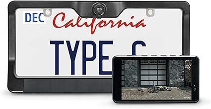 Dash Camera-TYPE S TOURING ITEMS-Type S License Plate Frame HD Wireless Backup Camera- 5″ Monitor with Motion Activation 3 Dash Camera-TYPE S TOURING ITEMS-Type S License Plate Frame HD Wireless Backup Camera- 5" Monitor with Motion Activation - Image 3