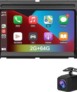 Dash Camera-EagleNav-Android 13 [2G+64G] Car Radio for GMC Sierra Yukon Chevrolet Buick Chevy Silverado-7 Inch Touch Screen Stereo with GPS SWC Wireless Apple CarPlay Android Auto with Rear Camera