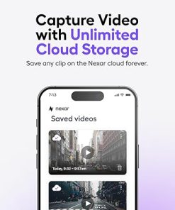 Dash Camera-Nexar-Nexar Pro Dual Dash Cam – 1 Year Nexar App Subscription Included – Unlimited Cloud Storage- Drive Recordings 2