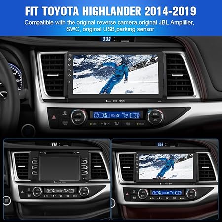 Dash Camera-j Junsun-Car Radio Stereo for Toyota Highlander 2014-2019 Built in Carplay/Android Auto-Android Head Unit 4G RAM 64GROM with WiFi GPS Navigation BT DSP 48-EQ SWC AM/FM Radio (No Backup Camera) 2 Dash Camera-j Junsun-Car Radio Stereo for Toyota Highlander 2014-2019 Built in Carplay/Android Auto-Android Head Unit 4G RAM 64GROM with WiFi GPS Navigation BT DSP 48-EQ SWC AM/FM Radio (No Backup Camera) - Image 2