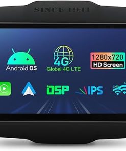 Dash Camera-XTRONS-XTRONS Android 13 Car Stereo Radio Player 9 Inch IPS Touch Screen GPS Navigation for Car Bluetooth Head Unit Built-in DSP Car Play Android Auto Supports Backup Camera OBD2 DVR for Jeep Renegade