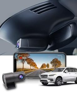 Dash Camera-FITCAMX-Fitcamx Front 4K+Rear 1080P Dash Cam Adapts for Volvo XC90 2016-2022 T5 T6 T8 (Model A)- Integrated OEM Look