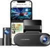 Dash Camera–DDPAI 4K Car Dash Cam-2160P+1080P Front and Rear Dash Cam