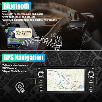 Dash Camera-AWESAFE-AWESAFE Android Car Stereo for Jeep Wrangler Radio Chrysler Dodge Ram 1500 with Wireless Carplay- 7 Inch Touch Screen for Jeep Car Radio with WiFi GPS Navigation FM Radio + Backup Camera 3 Dash Camera-AWESAFE-AWESAFE Android Car Stereo for Jeep Wrangler Radio Chrysler Dodge Ram 1500 with Wireless Carplay- 7 Inch Touch Screen for Jeep Car Radio with WiFi GPS Navigation FM Radio + Backup Camera - Image 3