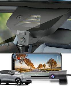 Dash Camera-FITCAMX-Fitcamx 4K Dual Dash Cam for 2025 Volvo EX30 Single Twin Motor AWD- OEM Factory Style Dash Camera-FITCAMX-Fitcamx 4K Dual Dash Cam for 2025 Volvo EX30 Single Twin Motor AWD- OEM Factory Style