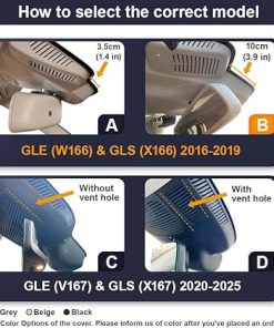 Dash Camera-FITCAMX-Fitcamx 4K Dash Cam Suitable for Mercedes-Benz GLE GLS 2016-2019 W166 X166 (Model B)- OEM Style 2