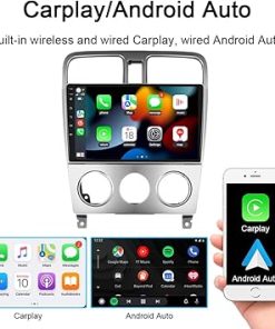 Dash Camera-Hac Sa Beach-Android 13 for Subaru Forester Radio 2002-2008 with Wireless Apple Carplay Android Auto 9″ Touchscreen Car Stereo with Free Backup Camera GPS Navigation Bluetooth RDS DSP Head Unit (4GB RAM+64GB ROM) 2