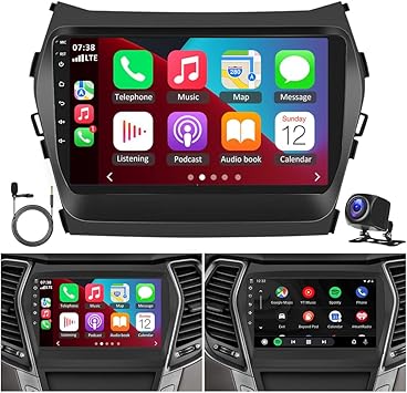 Dash Camera-Loddery-Android 13 Car Stereo for Hyundai IX45 Santa FE 2013-2018- 9 Inch Touch Screen Radio with Wireless Carplay Android Auto Dash Camera-Loddery-Android 13 Car Stereo for Hyundai IX45 Santa FE 2013-2018- 9 Inch Touch Screen Radio with Wireless Carplay Android Auto