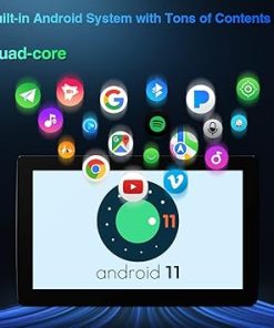 Dash Camera-XTRONS-XTRONS Dual Android 11 Car TV Headrest Monitor Tablet for Back Seat with 2 Bluetooth Headphones- 11.6 Inch Touch Screen Portable Video Player Support Mirror Link 2