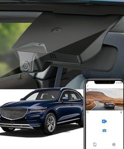 Dash Camera-FITCAMX-Fitcamx 4K Dash Cam Suitable for Genesis GV70 2022-2025 2.5T Standard 3.5T Sport JK1 (Has Auto-Dimming)- OEM Style
