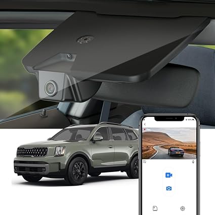 Dash Camera-FITCAMX-Fitcamx 4K Dash Cam Compatible with Kia Telluride 2023 2024 S LX EX SX X-pro X-Line (Part NO#S9500)- Integrated OEM Look 3 Dash Camera-FITCAMX-Fitcamx 4K Dash Cam Compatible with Kia Telluride 2023 2024 S LX EX SX X-pro X-Line (Part NO#S9500)- Integrated OEM Look - Image 3