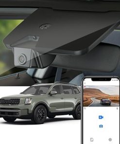 Dash Camera-FITCAMX-Fitcamx 4K Dash Cam Compatible with Kia Telluride 2023 2024 S LX EX SX X-pro X-Line (Part NO#S9500)- Integrated OEM Look