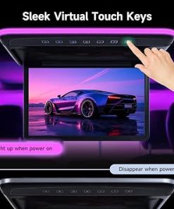 Dash Camera-ZBARK-11.6 inch Car Overhead Monitor That Features a 1080P HD Digital TFT Wide Screen Ultra Thin- roof Mounted flip Down Player Equipped with HDMI IR FM and USB 2