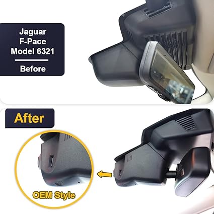 Dash Camera-FITCAMX-Fitcamx 4K Dash Cam Suitable for Jaguar F-Pace 2022-2025 (Model 6321) P250 P340 P400 R-Dynamic S SVR X761- OEM Look 2 Dash Camera-FITCAMX-Fitcamx 4K Dash Cam Suitable for Jaguar F-Pace 2022-2025 (Model 6321) P250 P340 P400 R-Dynamic S SVR X761- OEM Look - Image 2