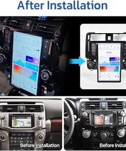Dash Camera-aoonav-13.6 Inch Android 13 Car Stereo Radio Upgrade for Toyota 4Runner 2009-2018 Multimedia Video Player GPS Navigation 1080P Touch Screen Carplay WiFi Bluetooth Head Unit Replacement 2
