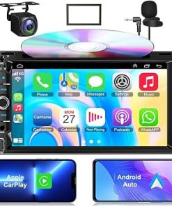 Dash Camera-B4U-Double Din car Stereo with CD/DVD Player- CarPlay & Android Auto- Car Audio with Bluetooth Dash Camera-B4U-Double Din car Stereo with CD/DVD Player- CarPlay & Android Auto- Car Audio with Bluetooth