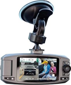 Dash Camera-Whistler-Whistler D2200S 2 Channel Dash Cam Front and Inside- 1080P Dash Camera