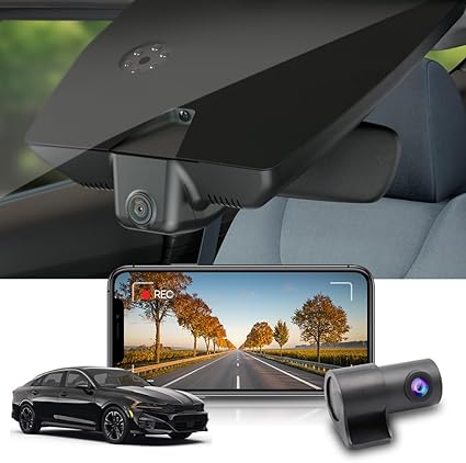 Dash Camera-FITCAMX-Fitcamx Front 4K+Rear 1080P Dash Cam Suitable for Kia K5 GT LX GT-Line EX 2021 2022 2023 (L3000)- OEM Style Dash Camera-FITCAMX-Fitcamx Front 4K+Rear 1080P Dash Cam Suitable for Kia K5 GT LX GT-Line EX 2021 2022 2023 (L3000)- OEM Style