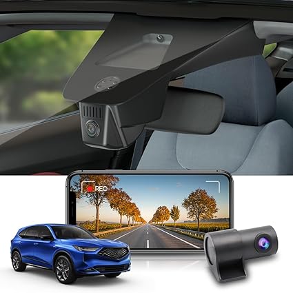 Dash Camera-FITCAMX-Fitcamx 2K Dual Dash Cam Suitable for Acura MDX 2022 2023 2024 Gen4 (with Auto Dimming Mirror)- OEM Look 3 Dash Camera-FITCAMX-Fitcamx 2K Dual Dash Cam Suitable for Acura MDX 2022 2023 2024 Gen4 (with Auto Dimming Mirror)- OEM Look - Image 3