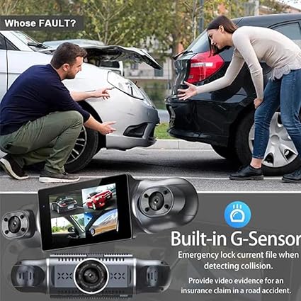 Dash Camera-Generic-2025 New 64g Enesy Car Dash Cam- Wireless Wifienesy Front and Rear Dash Camera 2 Dash Camera-Generic-2025 New 64g Enesy Car Dash Cam- Wireless Wifienesy Front and Rear Dash Camera - Image 2