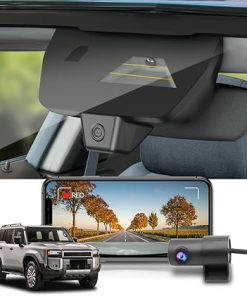 Dash Camera-FITCAMX-Fitcamx Front 2K+Rear 1080P Dash Cam Adapts for Toyota Land Cruiser 2024 2025 First Edition 1958 (J250/Gen15)- OEM Look