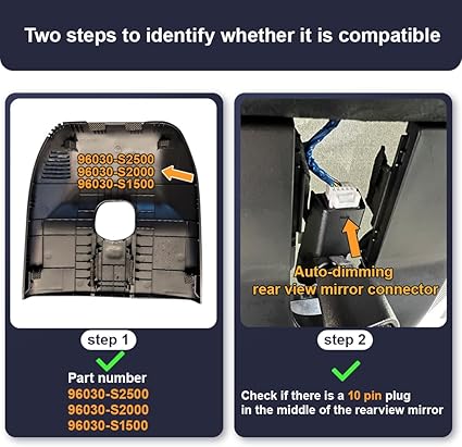 Dash Camera-FITCAMX-Fitcamx 4K Dash Cam Suitable for Hyundai Santa Fe 2021 2022 2023 (Part No#S2500) with Auto-Dimming- OEM Look 2 Dash Camera-FITCAMX-Fitcamx 4K Dash Cam Suitable for Hyundai Santa Fe 2021 2022 2023 (Part No#S2500) with Auto-Dimming- OEM Look - Image 2