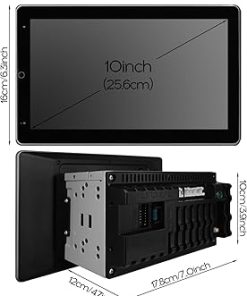 Dash Camera-WENMENGDE-WENMENGDE10 inch 2+32GB Automatic Rotation IPS Full Touch Screen Android Car Radio Audio Video Stereo Player For Double Din With CarPlay Android Auto WiFi BT MirrorLink Split Screen PIP GPS Navigation 2