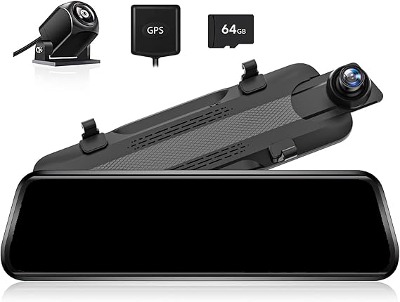 Dash Camera-KOXAME-12 Inch 4K GPS Mirror Dash Cam- Rear View Mirror Camera with Reverse Image Assistance Dash Camera-KOXAME-12 Inch 4K GPS Mirror Dash Cam- Rear View Mirror Camera with Reverse Image Assistance