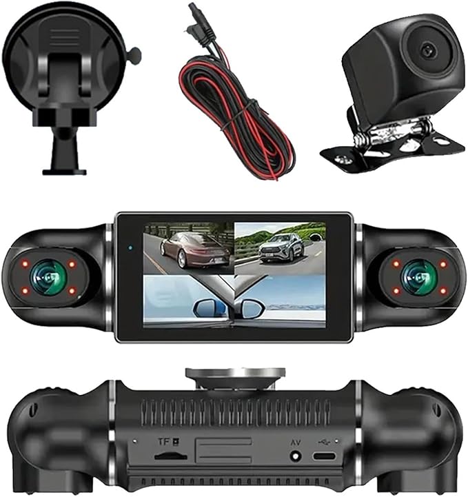 Dash Camera–Four Channels Car Video Recorder Four Cameras 1080P Vehicle Driving Recorder Night Vision Auto Video Camera Circle Recording(Customisation) 2 Dash Camera--Four Channels Car Video Recorder Four Cameras 1080P Vehicle Driving Recorder Night Vision Auto Video Camera Circle Recording(Customisation) - Image 2