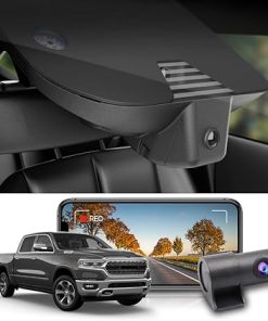 Dash Camera-FITCAMX-Fitcamx 2K Dual Dash Cam Suitable for RAM 1500 (Model B) 2019 2020 2021 2022 2023 2024 Rebel Big Horn Laramie- OEM Look