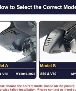 Dash Camera-FITCAMX-Fitcamx 4K Dual Dash Cam Suitable for Volvo S60 V60 2023 2024 2025 B5 B6 T5 T8- Factory OEM Style 2