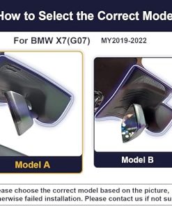 Dash Camera-FITCAMX-Fitcamx 4K Dash Cam Suitable for BMW X7 2019 2020 2021 2022 Alpina XB7 Xdrive40i 50i M50i G07 (Model A)- OEM Style 2