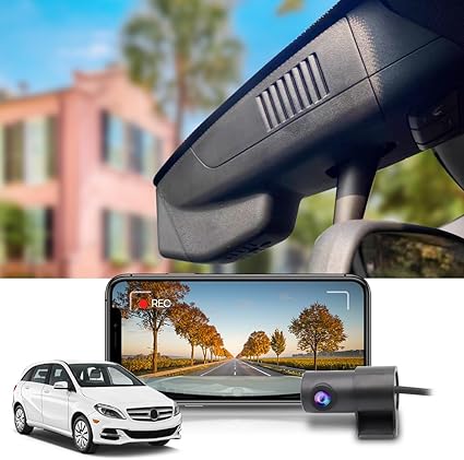 Dash Camera-FITCAMX-Fitcamx Front 4K+Rear 1080P Dash Cam Adapts for Mercedes-Benz B-Class 2011-2018 (W246) HD2-6059- OEM Look Dash Camera-FITCAMX-Fitcamx Front 4K+Rear 1080P Dash Cam Adapts for Mercedes-Benz B-Class 2011-2018 (W246) HD2-6059- OEM Look