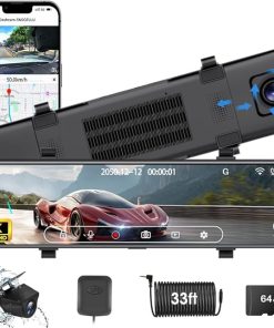 Dash Camera-Aprilboy-4K Mirror Dash Cam Front and Rear- 12” Dual WiFi Dashcam for Cars with Voice Control Dash Camera-Aprilboy-4K Mirror Dash Cam Front and Rear- 12” Dual WiFi Dashcam for Cars with Voice Control