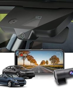 Dash Camera-FITCAMX-Fitcamx 4K Dual Dash Cam Adapts for Honda Civic 2016 2017 2018 2019 2020 2021 Sport LX EX Touring Si & Insight 2019-2022 (HD2-0211)- OEM Style Dash Camera-FITCAMX-Fitcamx 4K Dual Dash Cam Adapts for Honda Civic 2016 2017 2018 2019 2020 2021 Sport LX EX Touring Si & Insight 2019-2022 (HD2-0211)- OEM Style