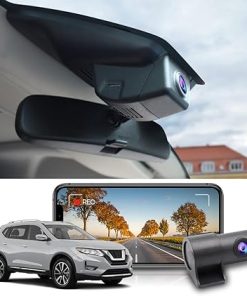 Dash Camera-FITCAMX-Fitcamx 4K Dual Dash Cam Suitable for Nissan Rogue 2017 2018 2019 2020 S SL SV Hybrid (8.1in)- OEM Style Dash Camera-FITCAMX-Fitcamx 4K Dual Dash Cam Suitable for Nissan Rogue 2017 2018 2019 2020 S SL SV Hybrid (8.1in)- OEM Style