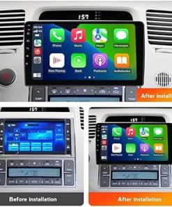 Dash Camera-Biorunn-Android 13 Car Stereo Radio for Hyundai Azera 2006-2010- Biorunn 9 Inch GPS Wireless Wired Car-Play Android Auto IPS Touch Screen Navigation WiFi FM RDS Head Unit 2GB RAM 32GB ROM 2