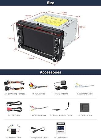 Dash Camera-XTRONS-XTRONS 7” Car Stereo Radio for VW Volkswagen EOS Passat Golf- Android 13 GPS Navigation Touch Screen Head Unit 3 Dash Camera-XTRONS-XTRONS 7” Car Stereo Radio for VW Volkswagen EOS Passat Golf- Android 13 GPS Navigation Touch Screen Head Unit - Image 3