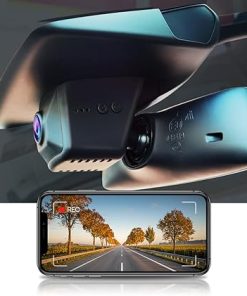 Dash Camera-FITCAMX-Dash Camera for Tesla Model X Long Range Performance Plaid 100D P100D 75D 90D 2022 2021 2020 2019 2018 2017- Fitcamx 4K Covert Car Recorder WiFi